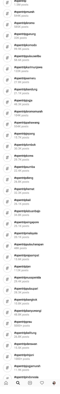 riset hashtag instagram