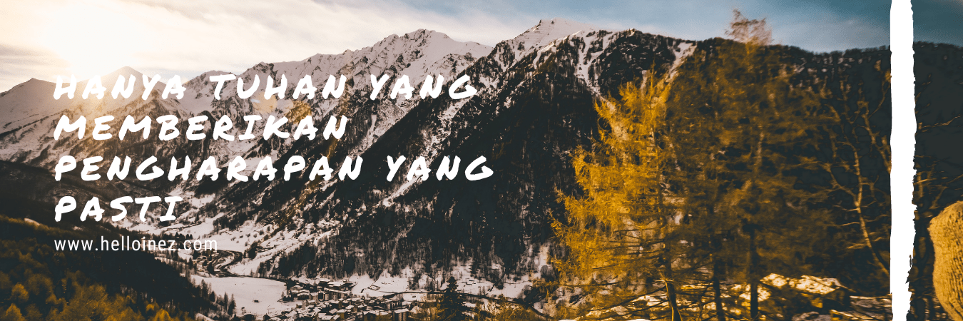 pengharapan yang pasti
