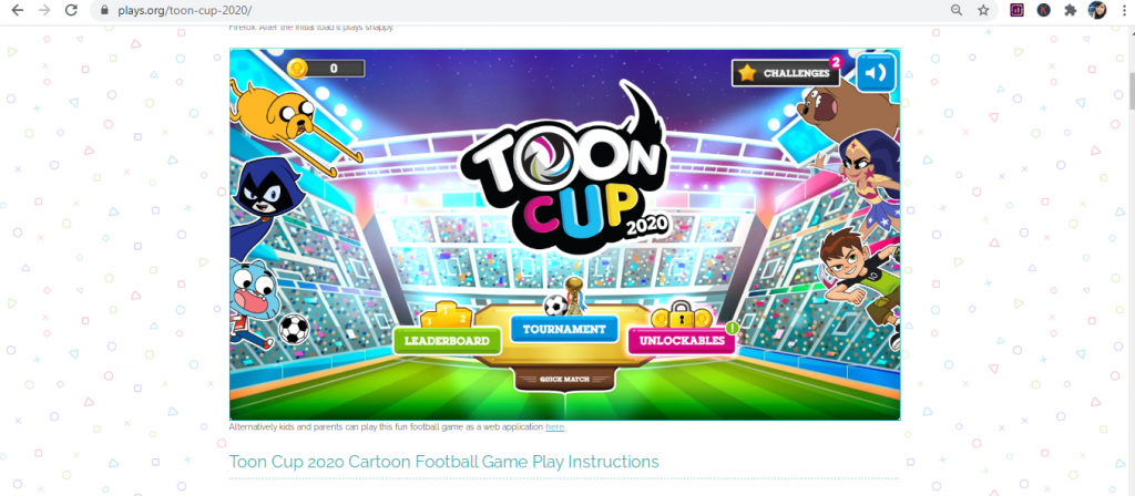 toon cup 2020