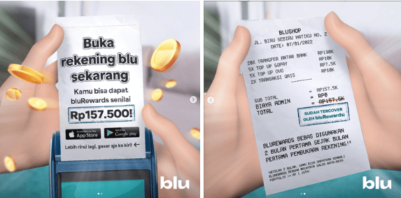 keuntungan Aplikasi blu