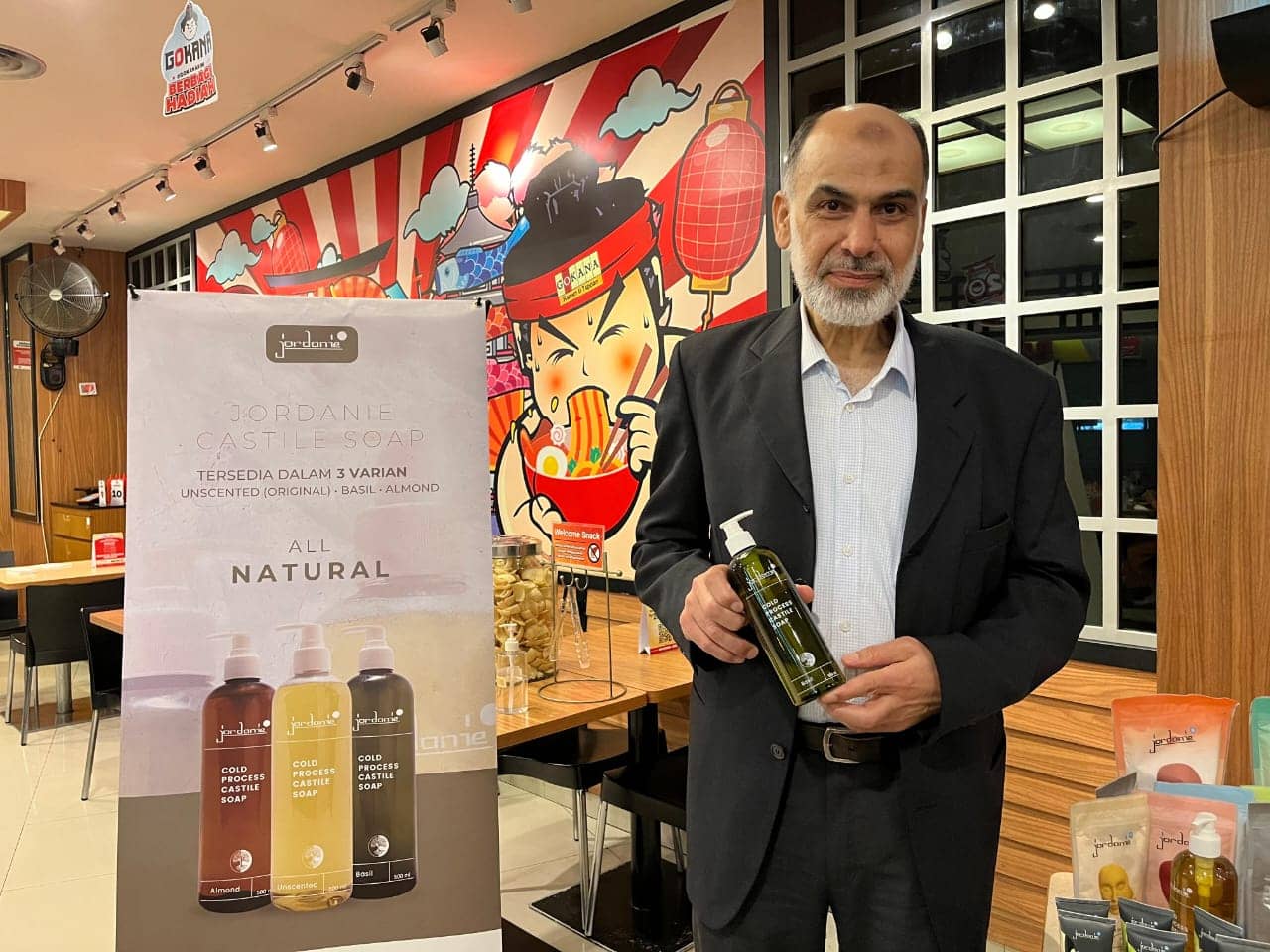 launching jordanie castile soap