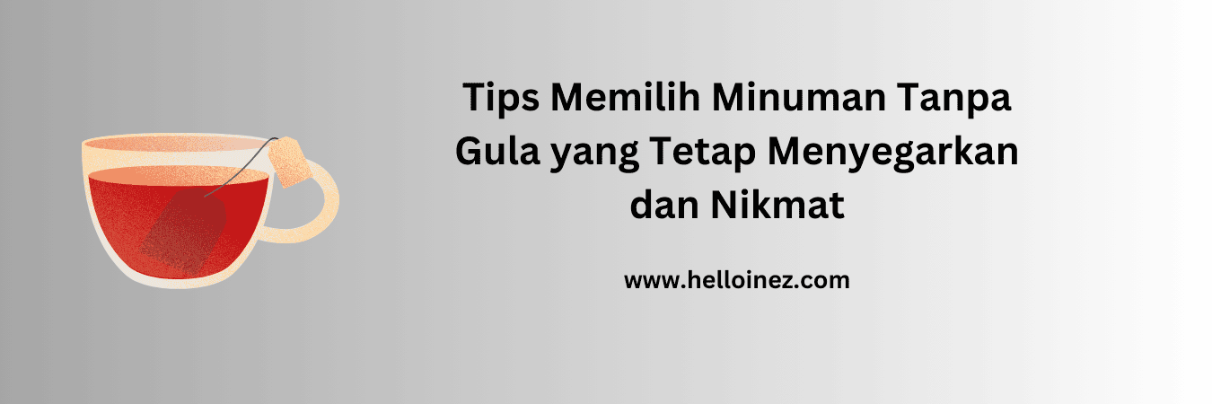 minuman tanpa gula