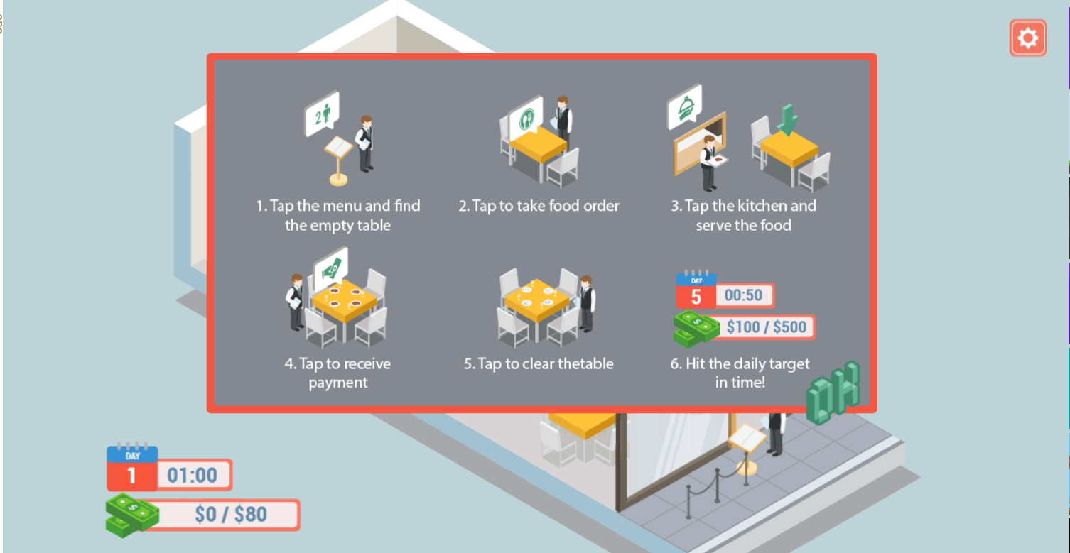 open restaurant