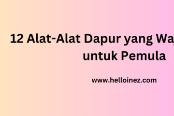 alat alat dapur pemula