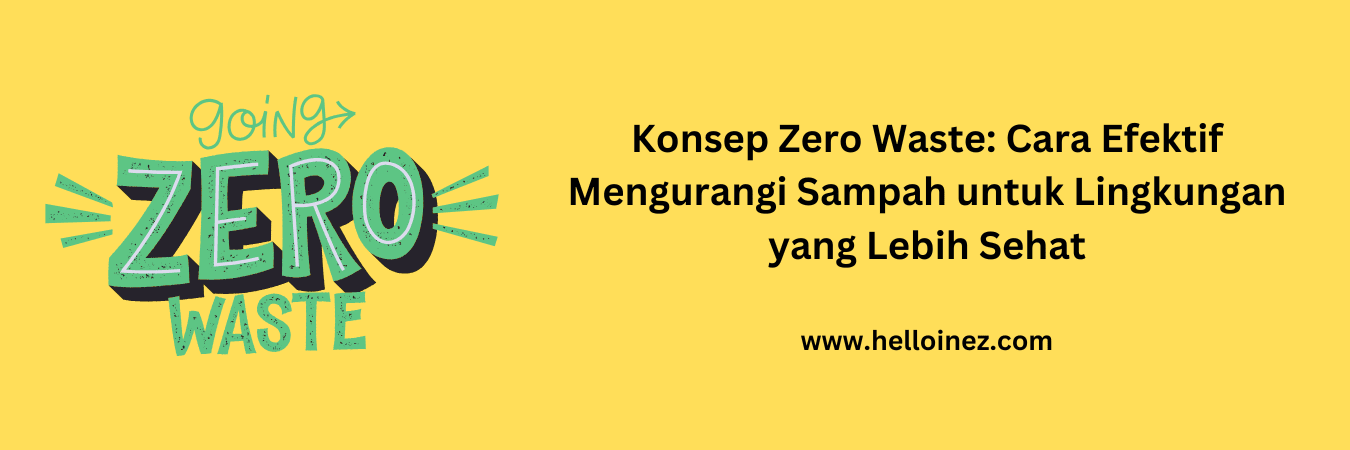 konsep zero waste