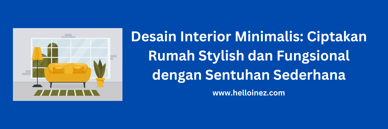 desain interior minimalis