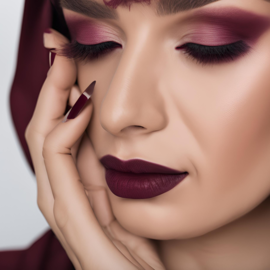 eyeshadow burgundy