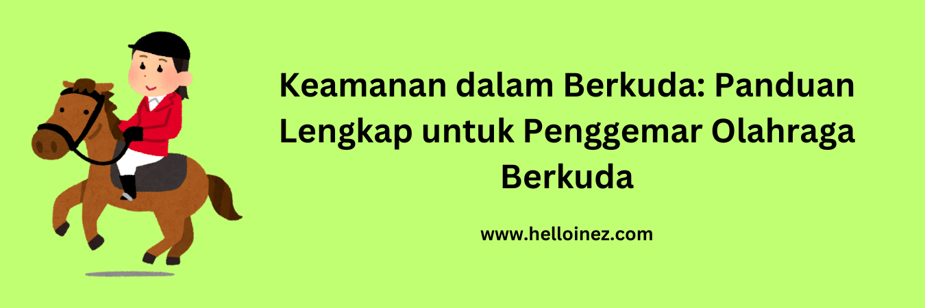 keamanan dalam berkuda