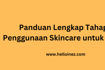 tahapan penggunaan skincare