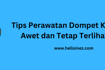 tips perawatan dompet kulit