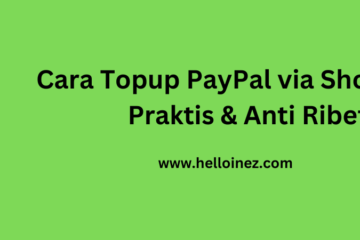 cara topup paypal