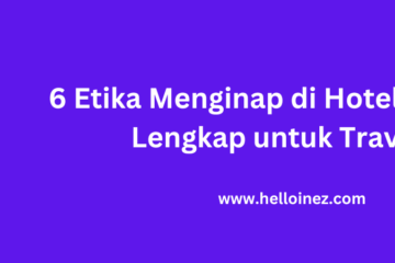 etika menginap di hotel