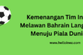 kemenangan tim indonesia melawan bahrain