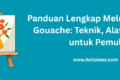 melukis dengan gouache