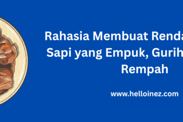 membuat rendang daging sapi