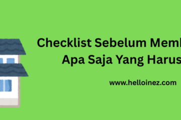 checklist sebelum membeli rumah