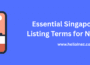 essential singapore room listing terms for newcomers